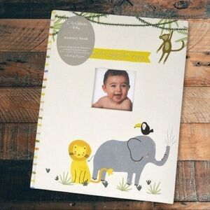 CR Gibson Wild About You Baby Memory Book, Jungle Theme, First 5 Years